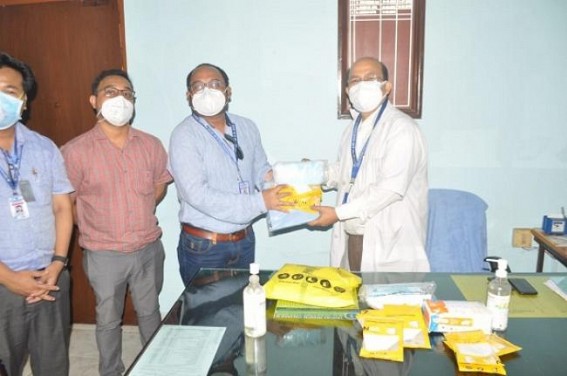 Indian Association of Dermatology, Venereology and Leprology Contributed PPE Kits and 6 more  items to TMC, GB Hospitals